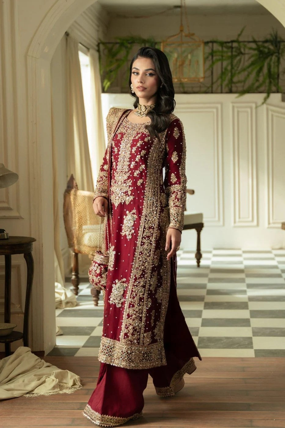 Haseens Anishka Wedding Wear Chiffon Suit HAS23