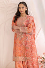 Mohagni Embroidered Cotton 3 Piece Sharara Suit MOH12