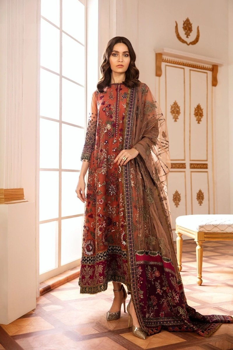 Baroque Chantelle Dandelion Pakistani Wedding Wear CH07 - 03 - Designer dhaage