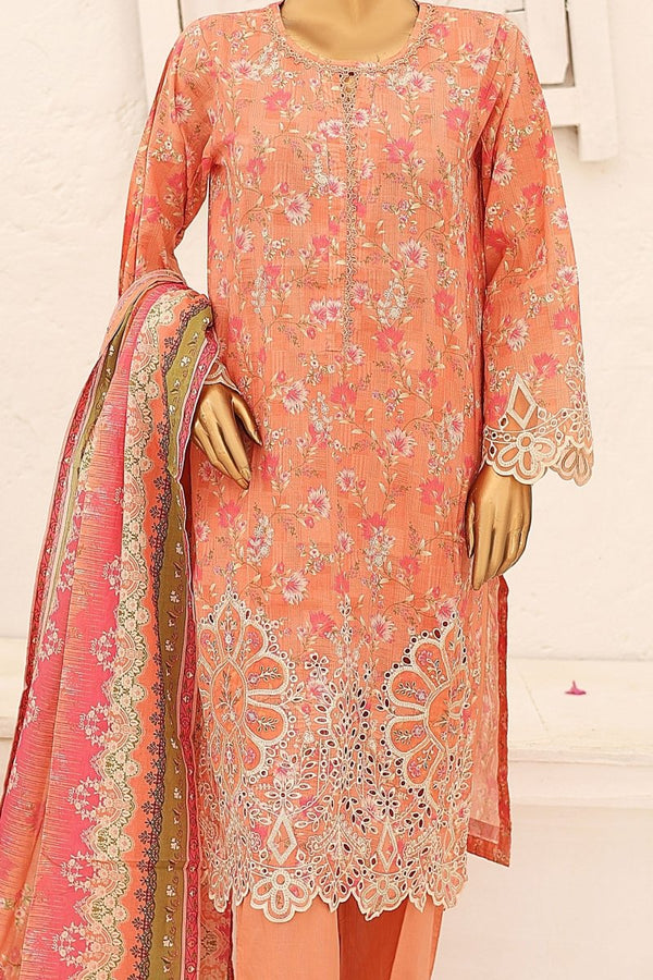 Bin Saeed Chikankari Lawn 3 Piece Suit BIN164 - Designer dhaage