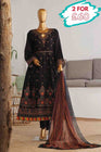 Bin Saeed Jacquard 3 Piece Frock BIN189 - Designer dhaage