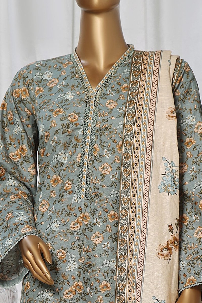 Bin Saeed Khaddar 3 Piece Suit BIN181 - Designer dhaage