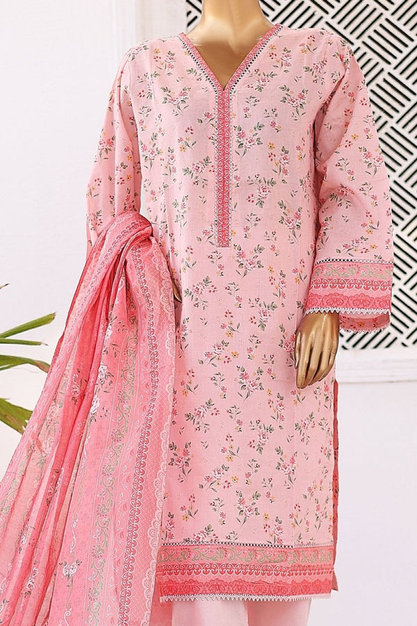 Bin Saeed Lawn 3 Piece Suit BIN178 - Designer dhaage