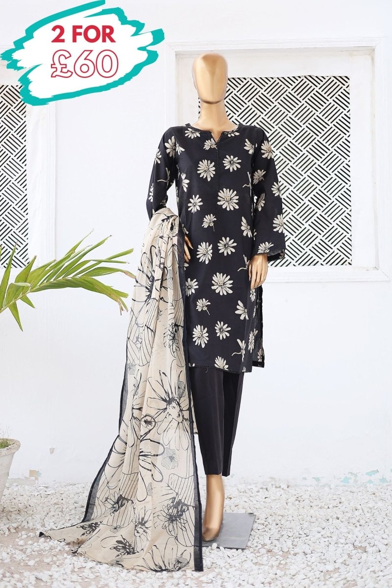 Bin Saeed Lawn 3 Piece Suit BIN180 - Designer dhaage