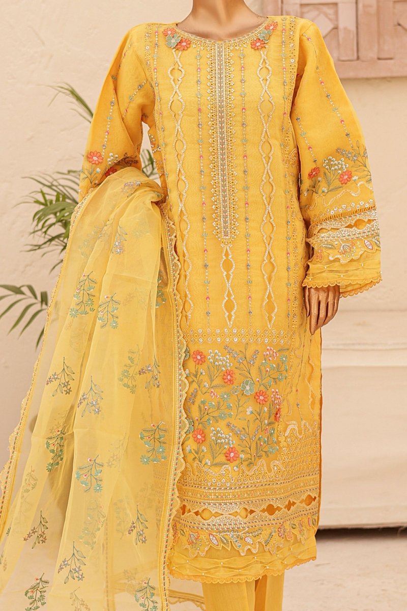 Bin Saeed Organza Party Wear Pakistani Suit BIN149-Designer dhaage