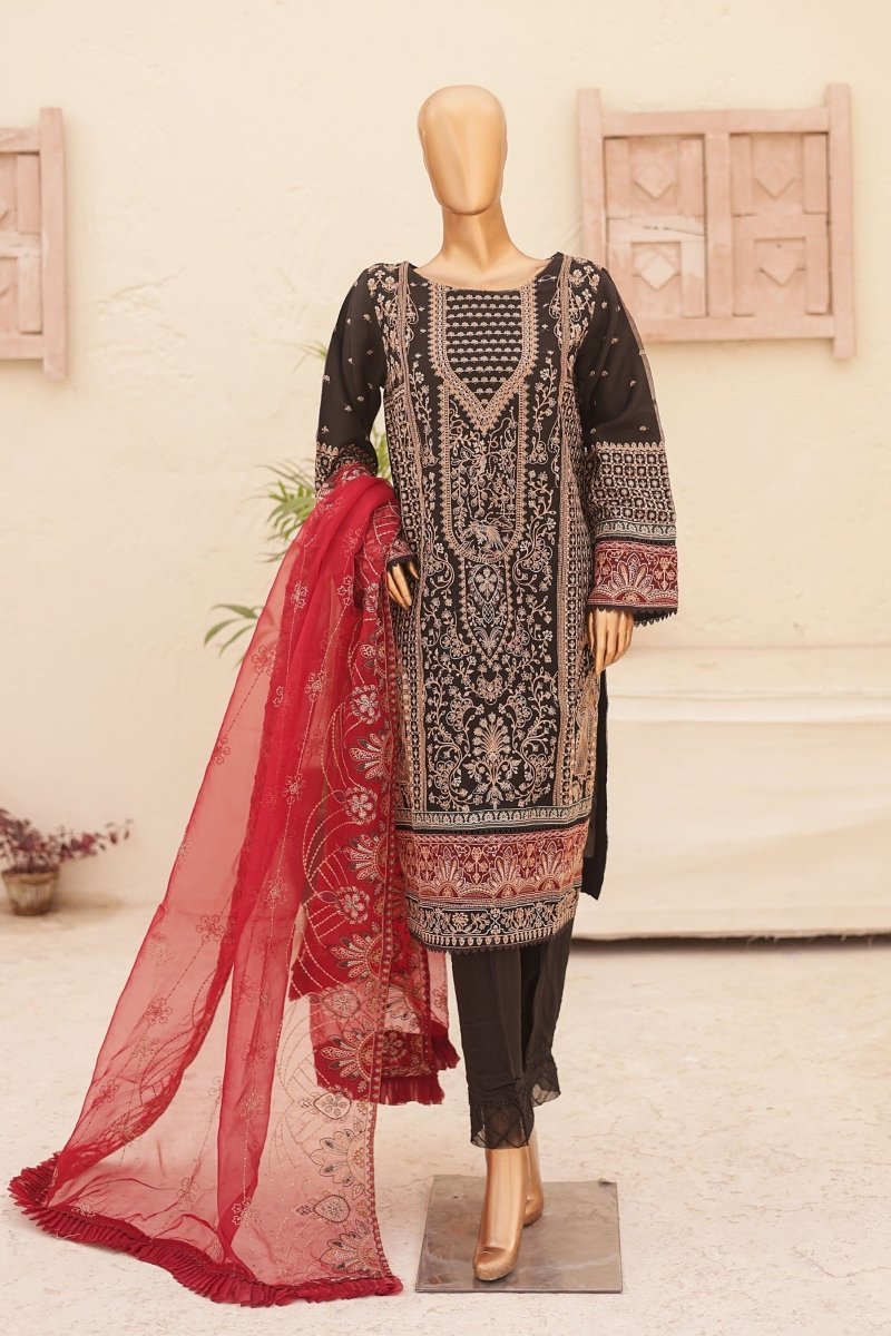 Bin Saeed Organza Party Wear Pakistani Suit BIN153-Designer dhaage