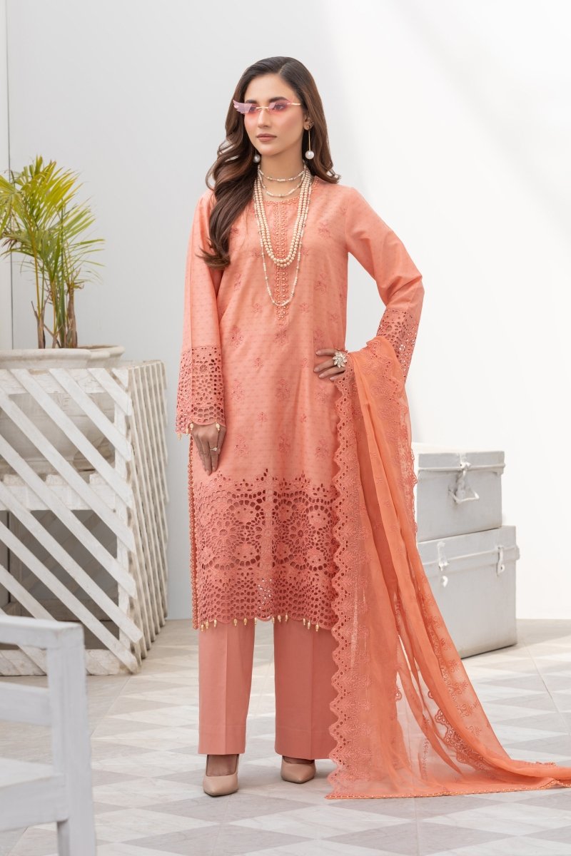 Differ Chikankari Lawn 3 Piece Pakistani Suit DIF08-Designer dhaage