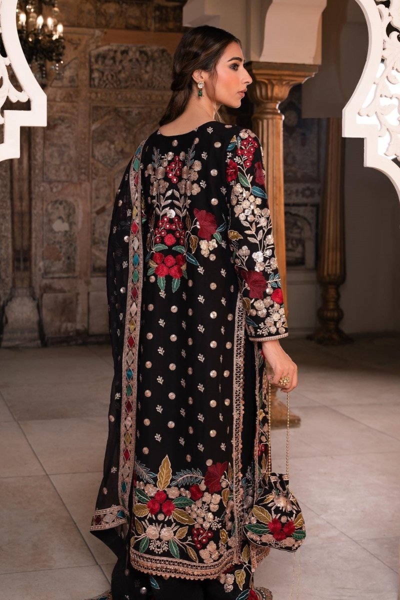 Haseens Mehnaaz Pakistani Wedding Wear Chiffon Suit HAS10-Designer dhaage