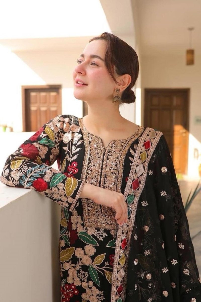 Haseens Mehnaaz Pakistani Wedding Wear Chiffon Suit HAS10-Designer dhaage