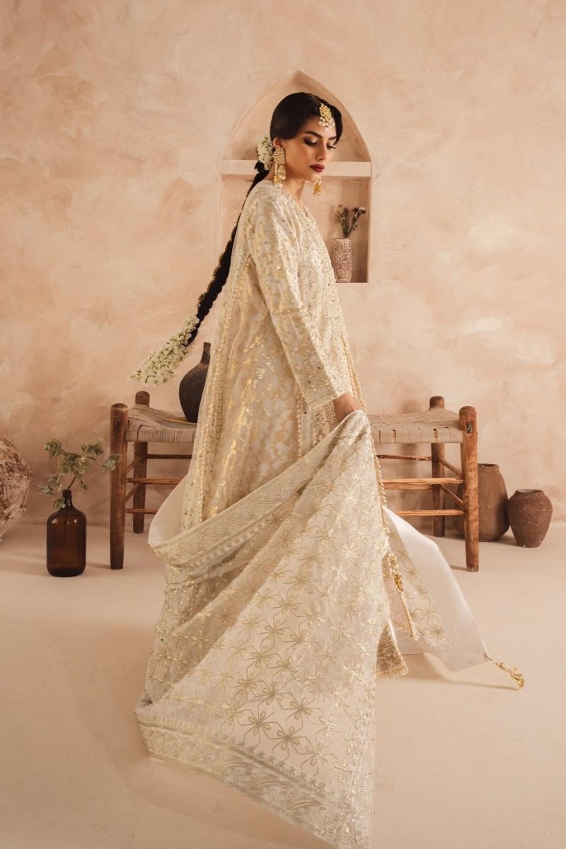 Haseens Pakistani Wedding Wear Maxi Dress HAS12 - Designer dhaage