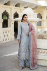 Imrozia Embellished Organza Pakistani Party Wear Suit Gulbahar IMR205 - Designer dhaage