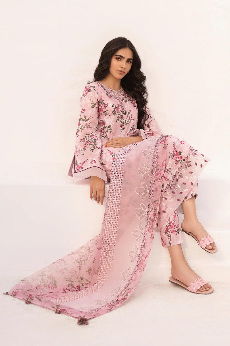 Jazmin Embroidered Lawn 3 Piece Suit JAZ01 - Designer dhaage