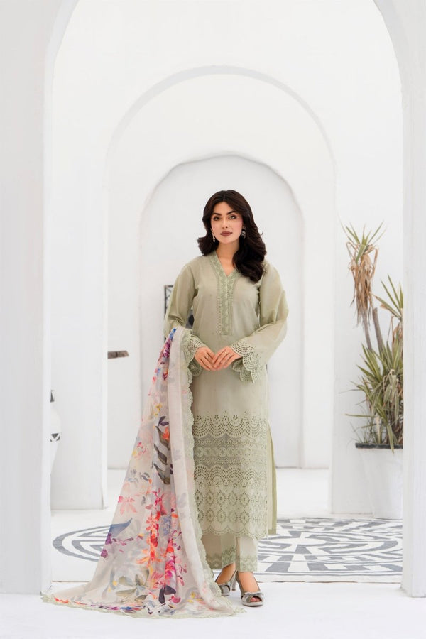 Karma Embroidered Chikankari Cotton Lawn Suit KAR120 - Designer dhaage