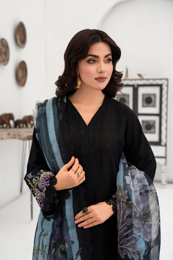 Karma Embroidered Chikankari Cotton Lawn Suit KAR123 - Designer dhaage