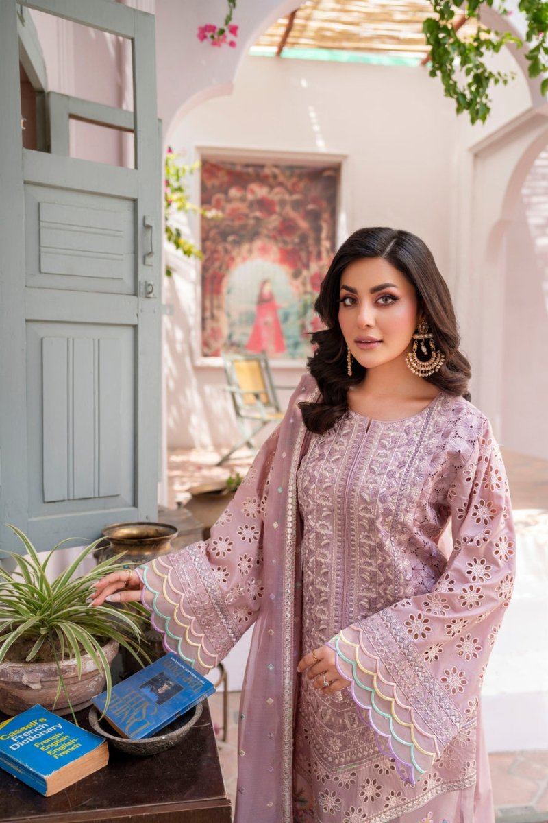 Karma Festive Embroidered Cotton Pakistani Suit KAR103 - Designer dhaage