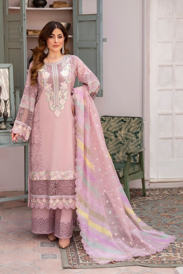 Karma Festive Embroidered Cotton Pakistani Suit KAR93 - Designer dhaage