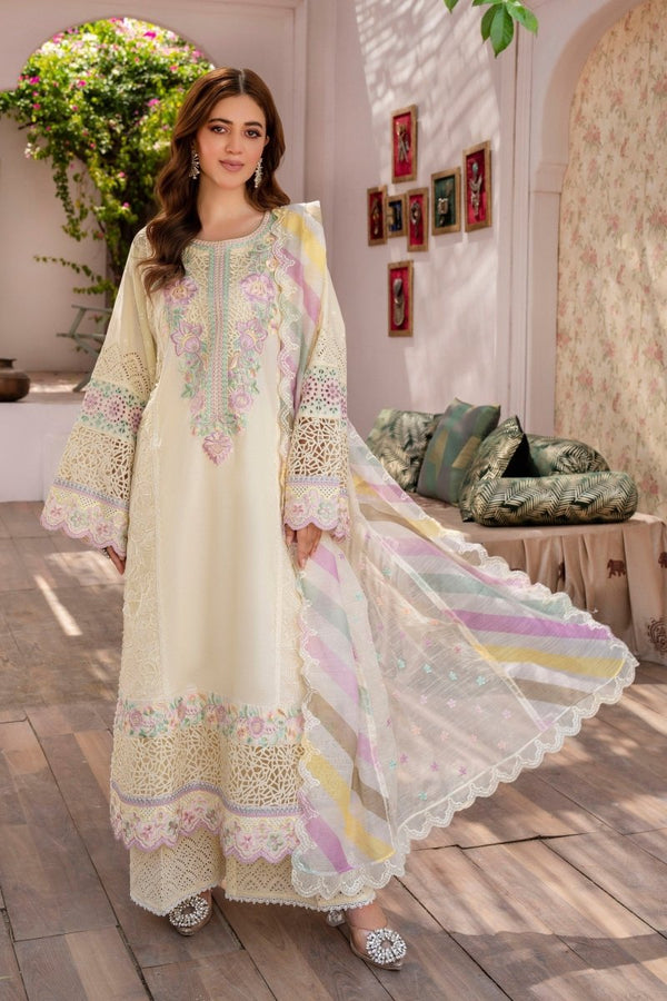 Karma Festive Embroidered Cotton Pakistani Suit KAR94 - Designer dhaage