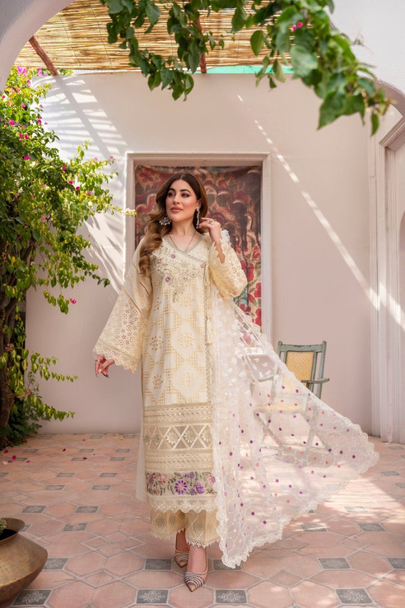 Karma Festive Embroidered Cotton Pakistani Suit KAR97 - Designer dhaage