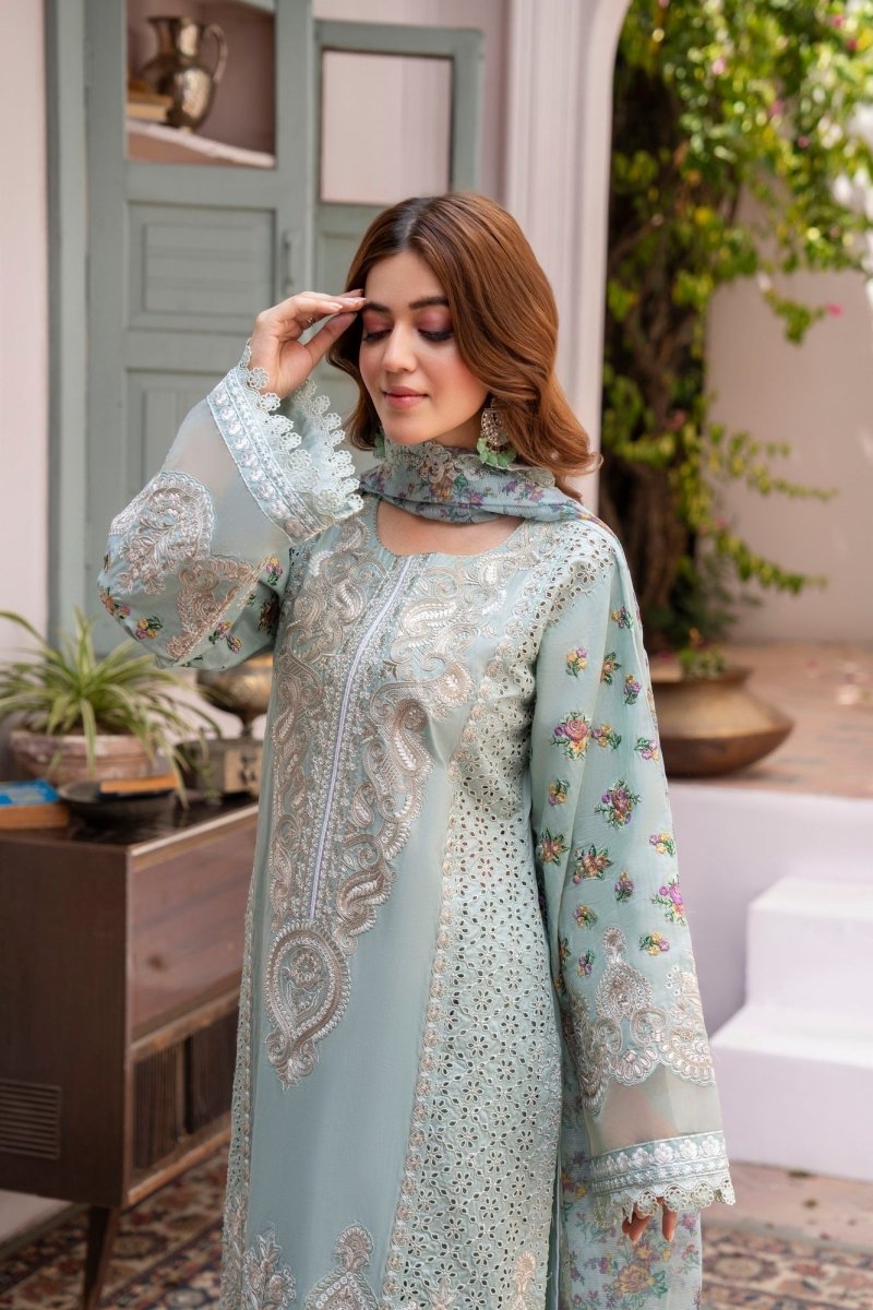 Karma Festive Embroidered Cotton Pakistani Suit KAR98 - Designer dhaage