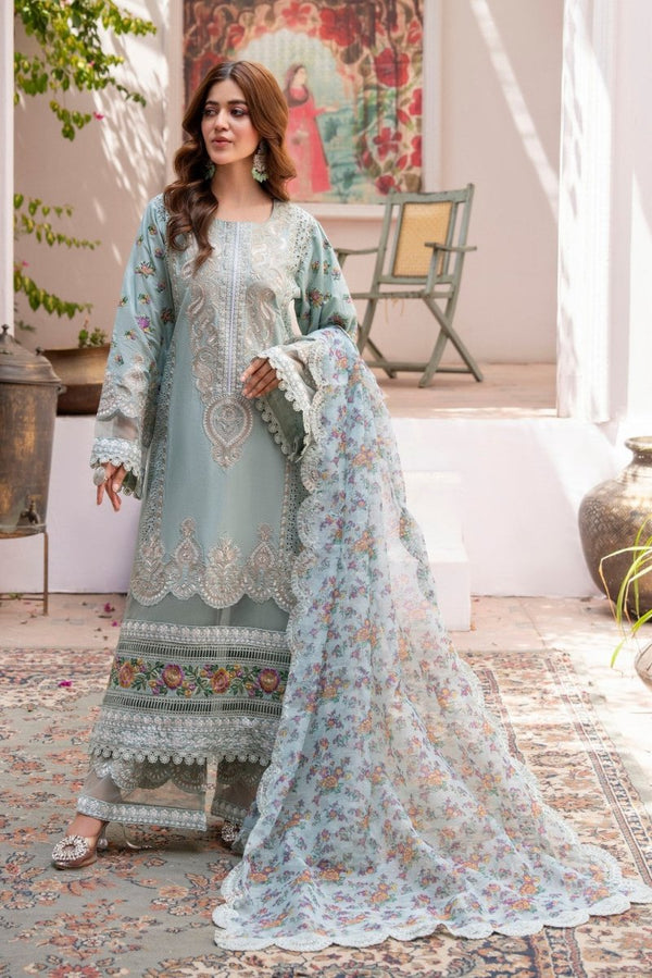 Karma Festive Embroidered Cotton Pakistani Suit KAR98 - Designer dhaage