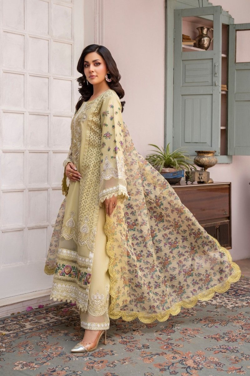 Karma Festive Embroidered Cotton Pakistani Suit KAR99 - Designer dhaage