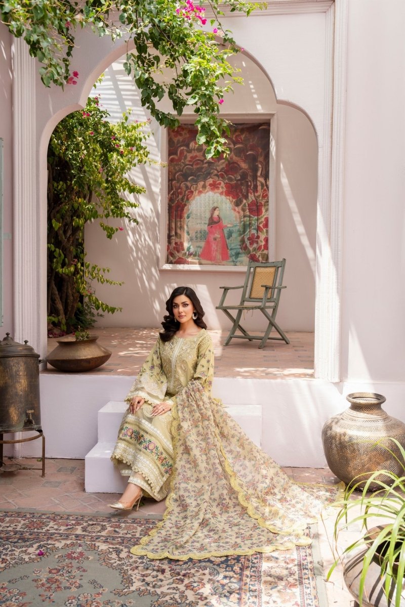 Karma Festive Embroidered Cotton Pakistani Suit KAR99 - Designer dhaage