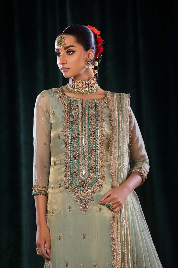 Khuda Baksh Pakistani Wedding Wear Mesuri Suit KHB03 - Designer dhaage