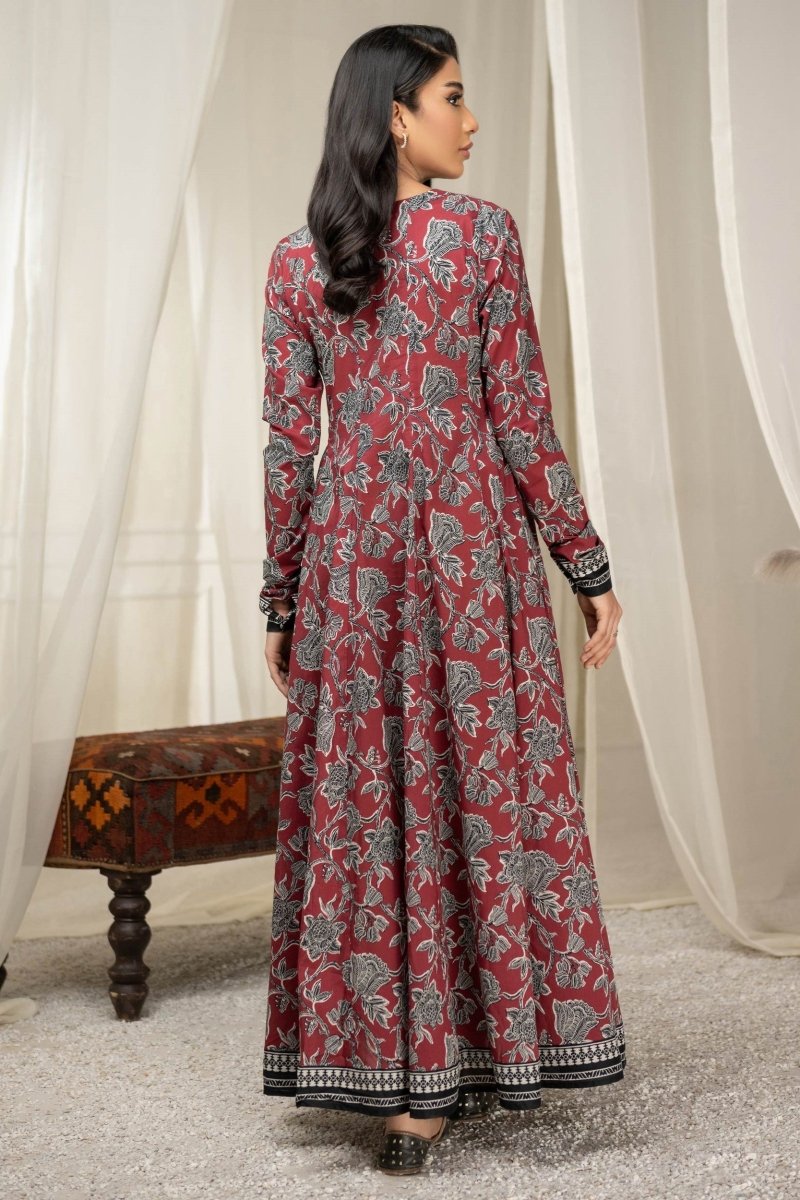 Limelight Cambric Pakistani Maxi Dress LIM368-Designer dhaage