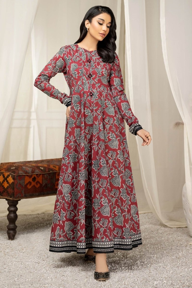 Limelight Cambric Pakistani Maxi Dress LIM368-Designer dhaage