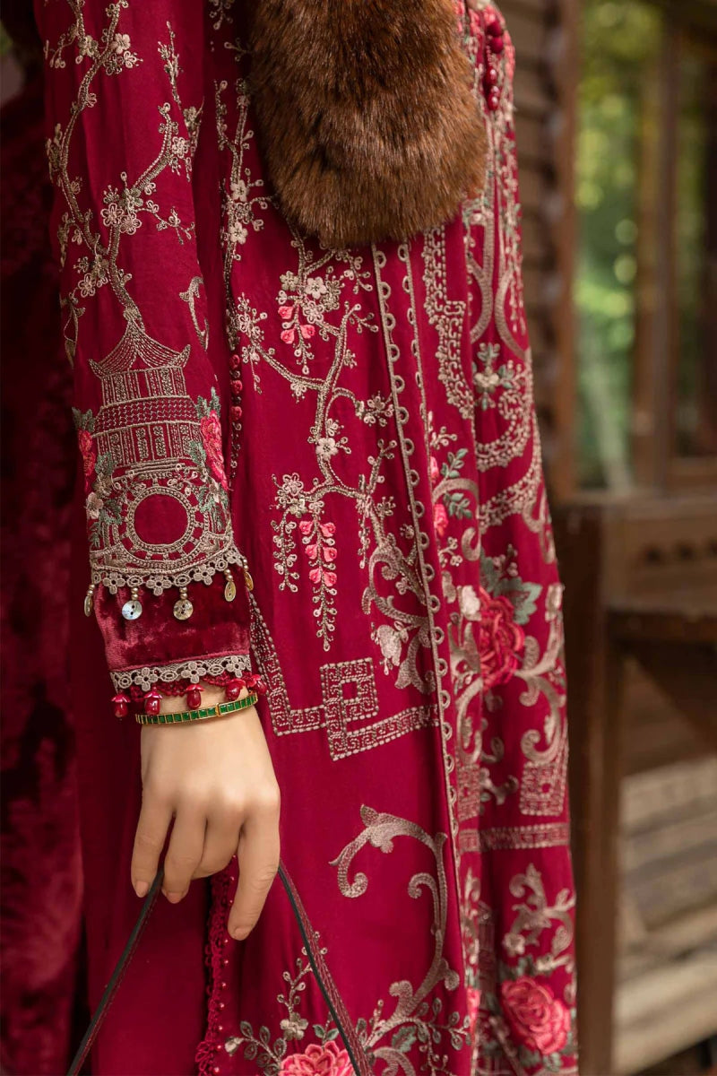 Maria B Luxury Linen Pakistani Suit MAR144 - Designer dhaage