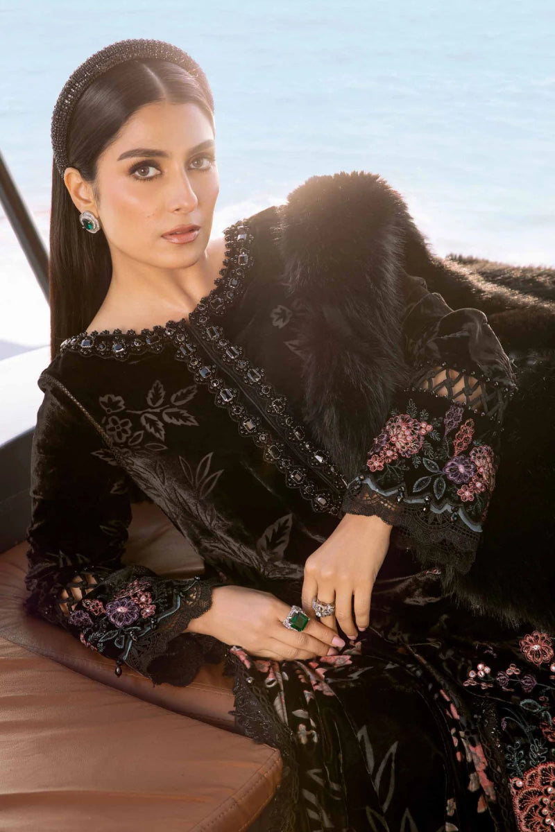 Maria B Luxury Palachi Velvet Pakistani Suit MAR141 - Designer dhaage