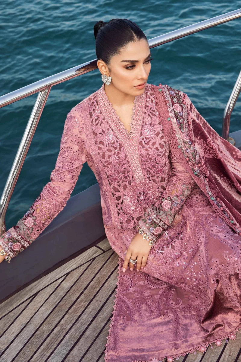 Maria B Luxury Velvet Pakistani Suit MAR140 - Designer dhaage