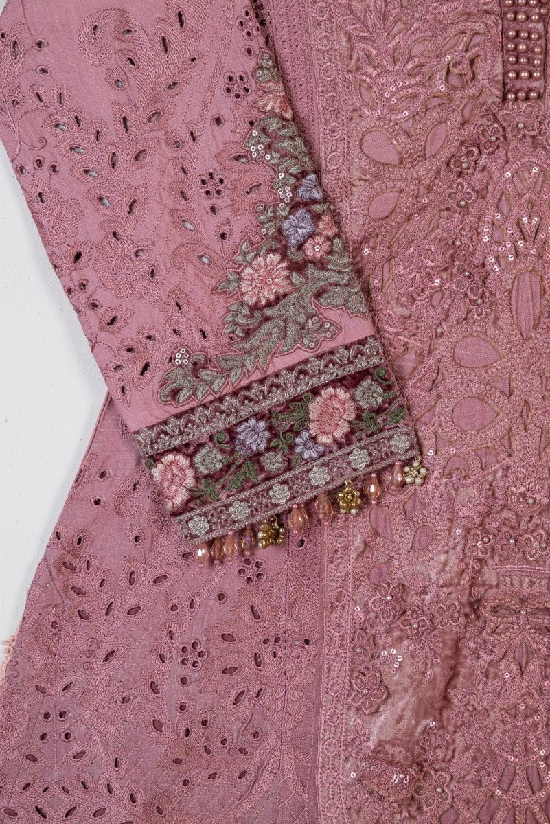 Maria B Luxury Velvet Pakistani Suit MAR140 - Designer dhaage