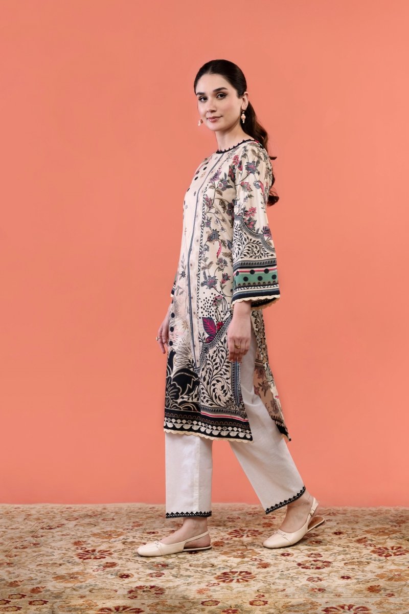 Mihrimah Cambric Kurta MIH75 - Designer dhaage