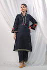 Mihrimah Embroidered Winter Khaddar Solids 2 Piece Suit MIH79 - Designer dhaage