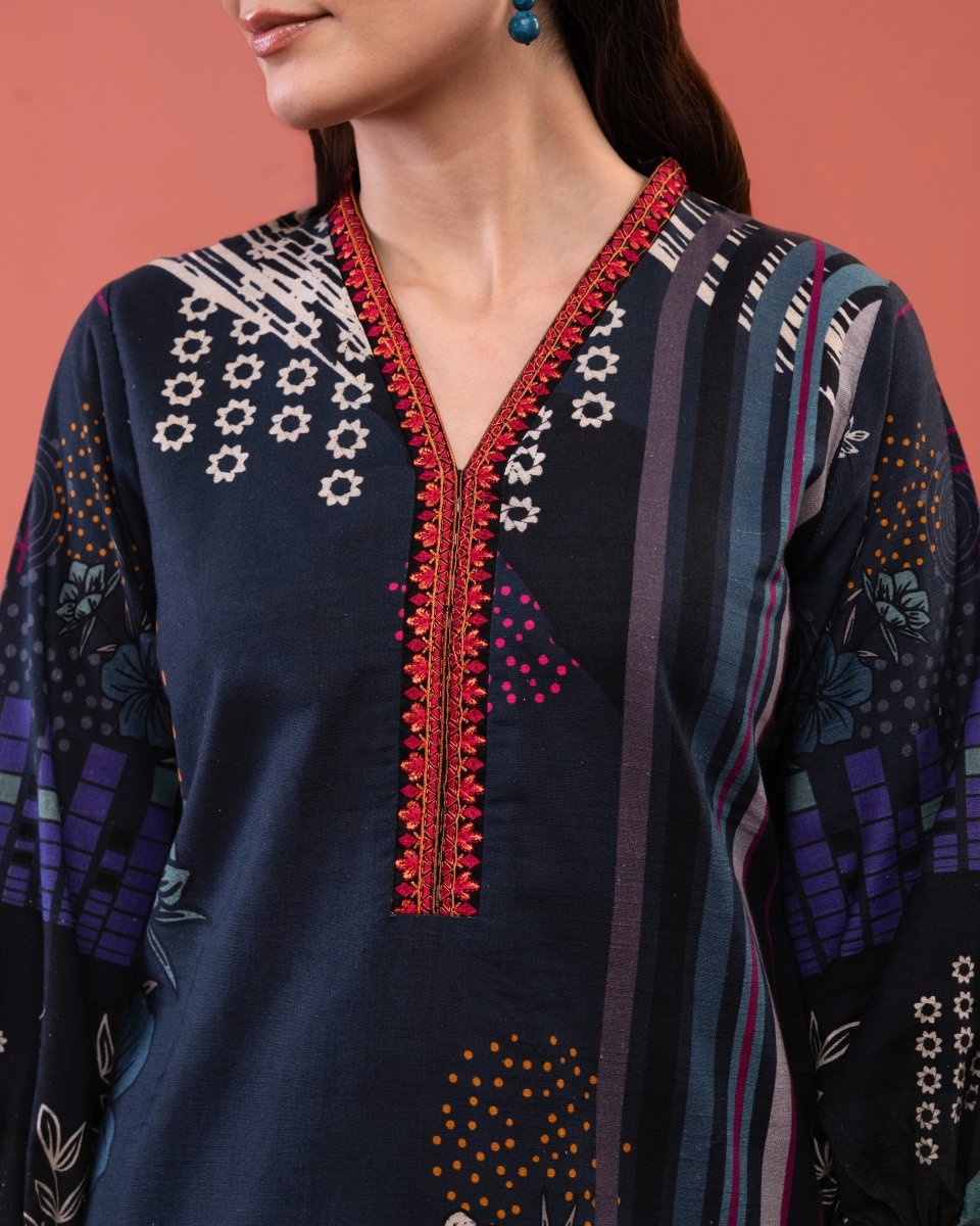 Mihrimah Khaddar Kurta MIH94 - Designer dhaage