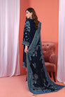 Mihrimah Luxury Velvet 3 Piece Suit Blue MIH95 - Designer dhaage