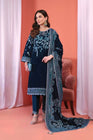 Mihrimah Luxury Velvet 3 Piece Suit Blue MIH95 - Designer dhaage