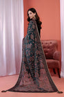 Mihrimah Luxury Velvet Wedding Wear Shalwar Kameez Wine MIH88 - Designer dhaage