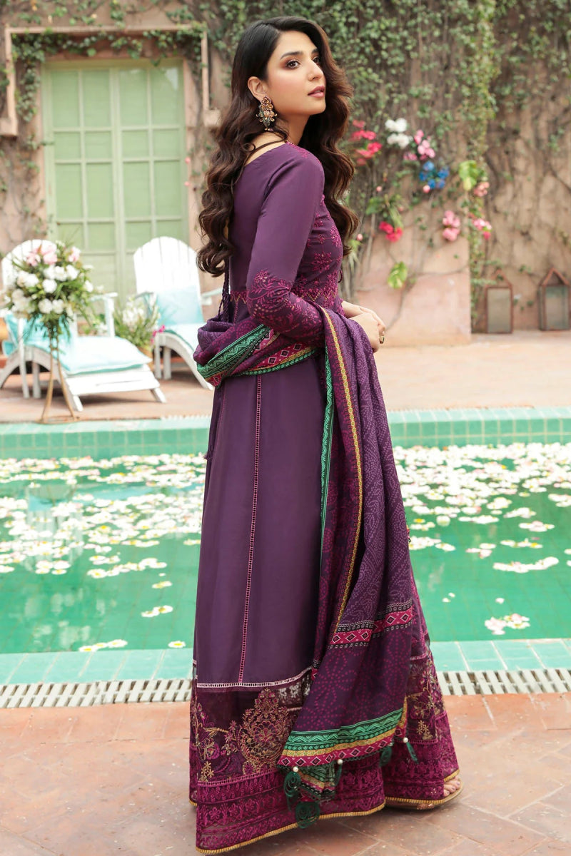 Motifz Embroidered Luxury Lawn 3 Piece Dress MOT03 - Designer dhaage