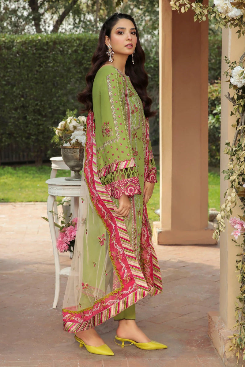 Motifz Embroidered Luxury Lawn 3 Piece Suit MOT01 - Designer dhaage