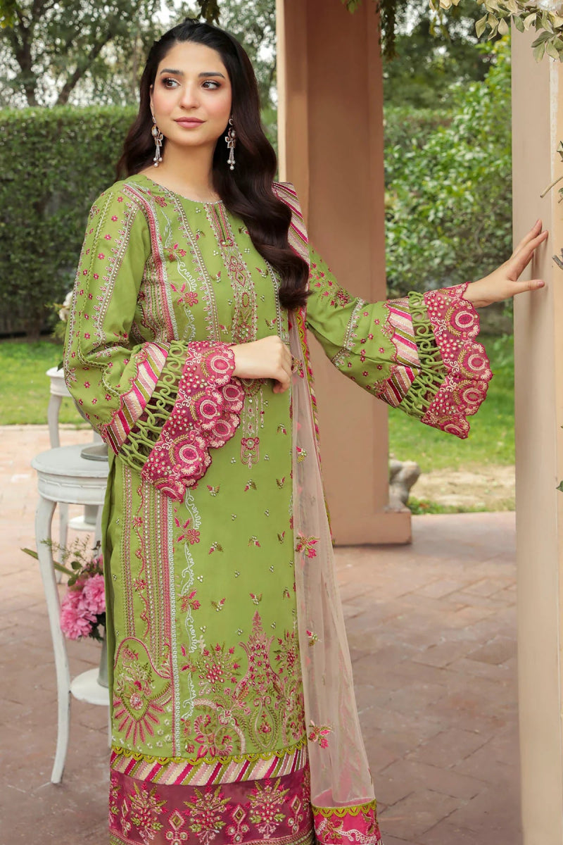 Motifz Embroidered Luxury Lawn 3 Piece Suit MOT01 - Designer dhaage