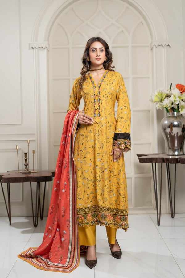 Munira Dhanak 3 Piece A Line Dress MUN615 - Designer dhaage