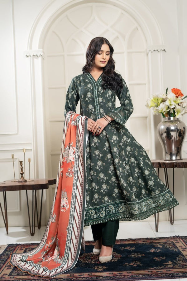 Munira Dhanak 3 Piece A Line Dress MUN616 - Designer dhaage