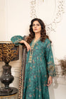 Munira Dhanak 3 Piece A Line Dress MUN617 - Designer dhaage