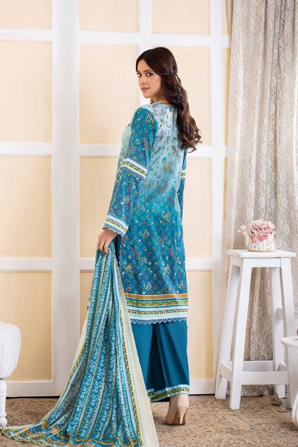 Munira Lawn 3 Piece Pakistani Suit MUN569 - Designer dhaage