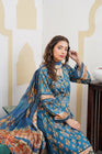 Munira Lawn 3 Piece Pakistani Suit MUN575 - Designer dhaage