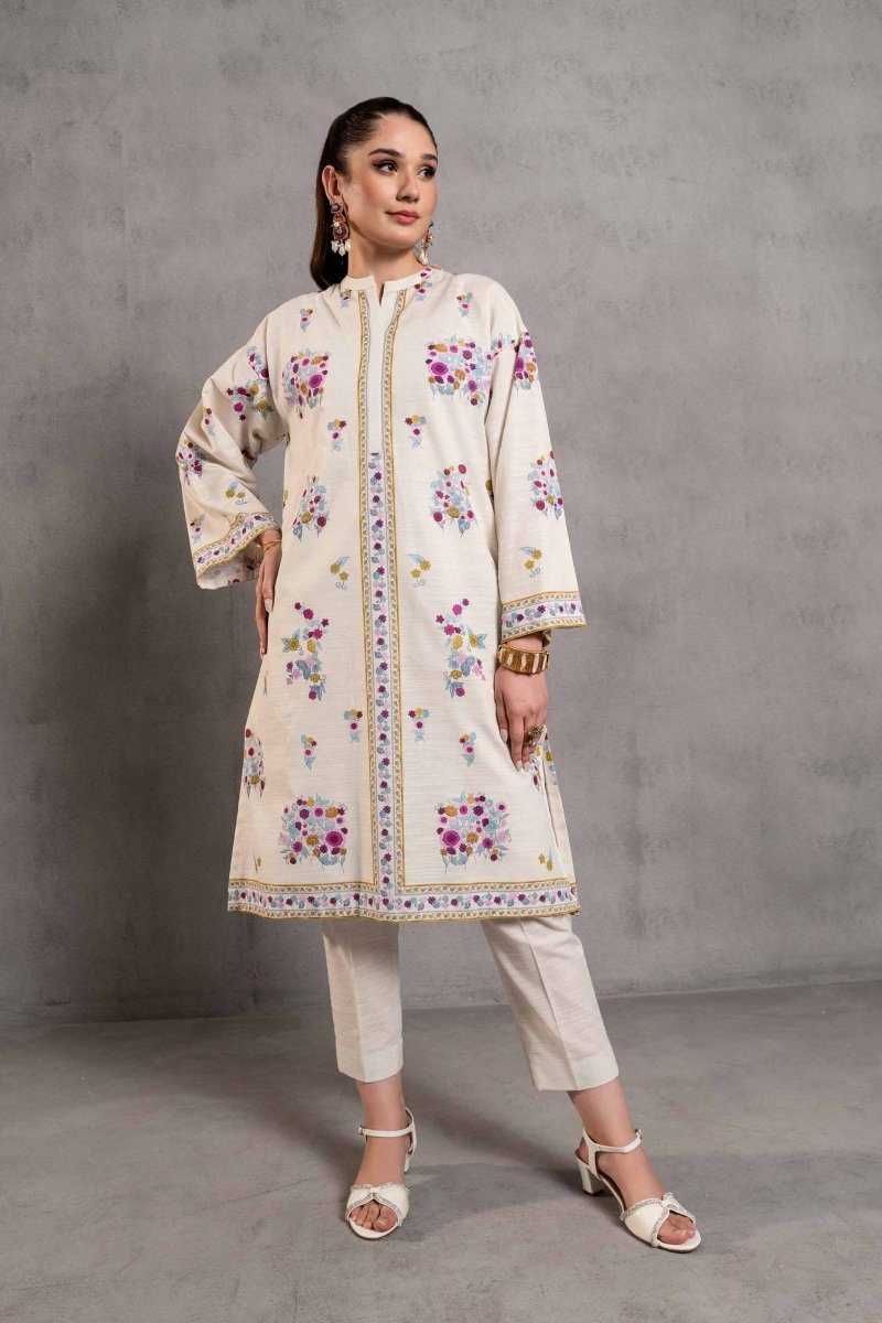 Nishat Khaddar 2 Piece Suit NIS16 - Designer dhaage