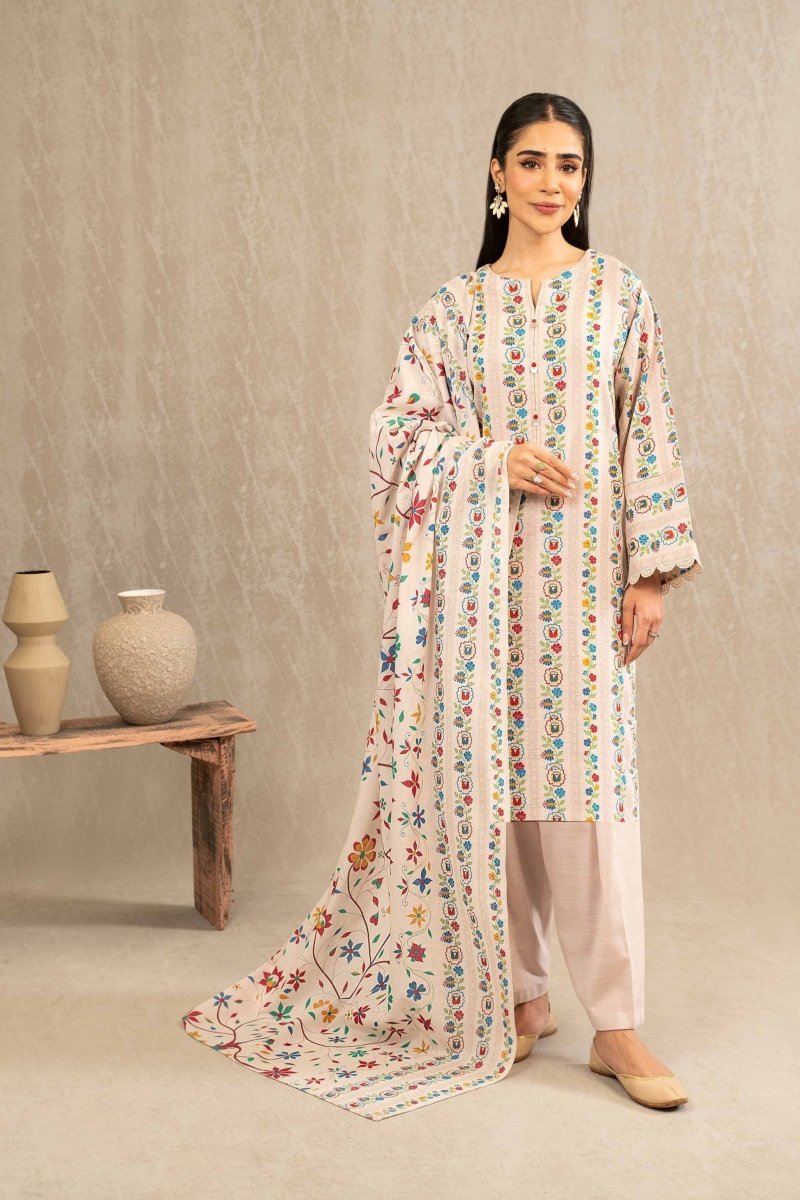 Nishat Khaddar 3 Piece Shalwar Kameez NIS09 - Designer dhaage