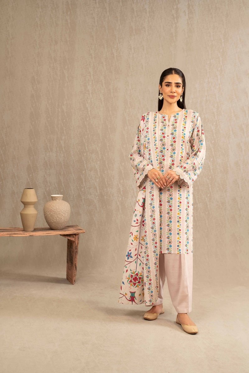 Nishat Khaddar 3 Piece Shalwar Kameez NIS09 - Designer dhaage